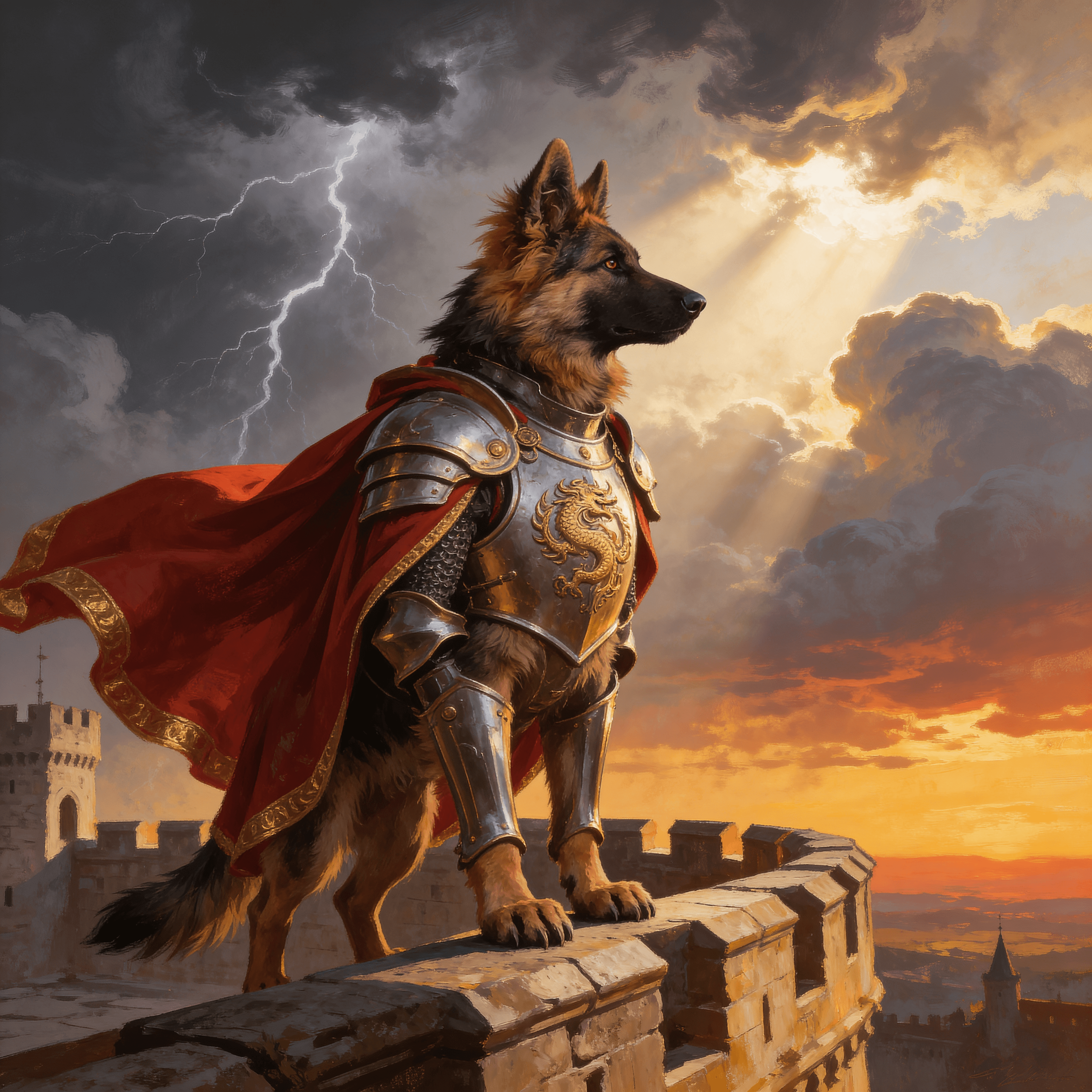 Epic/Cinematic pet portrait example