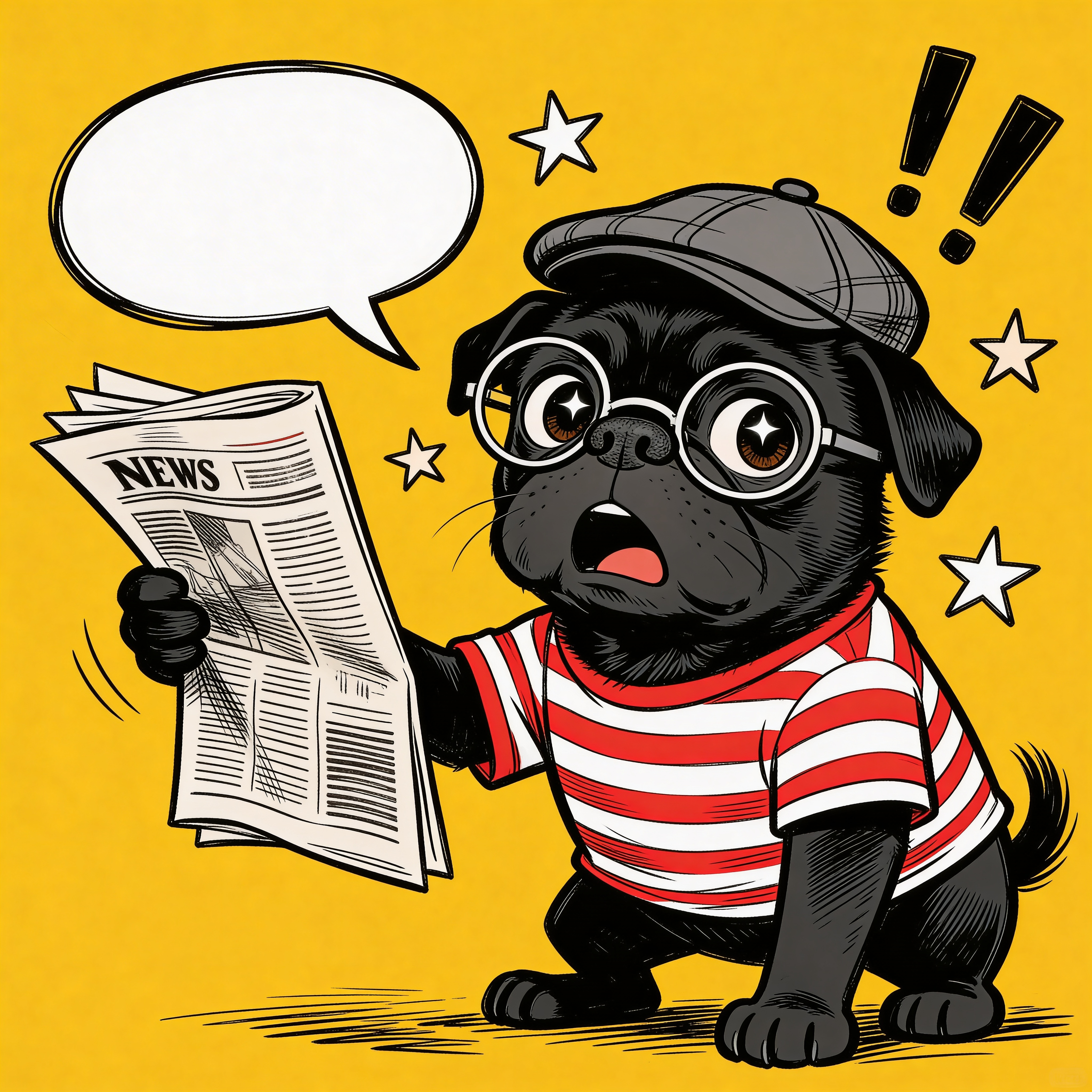 Transformed pet portrait