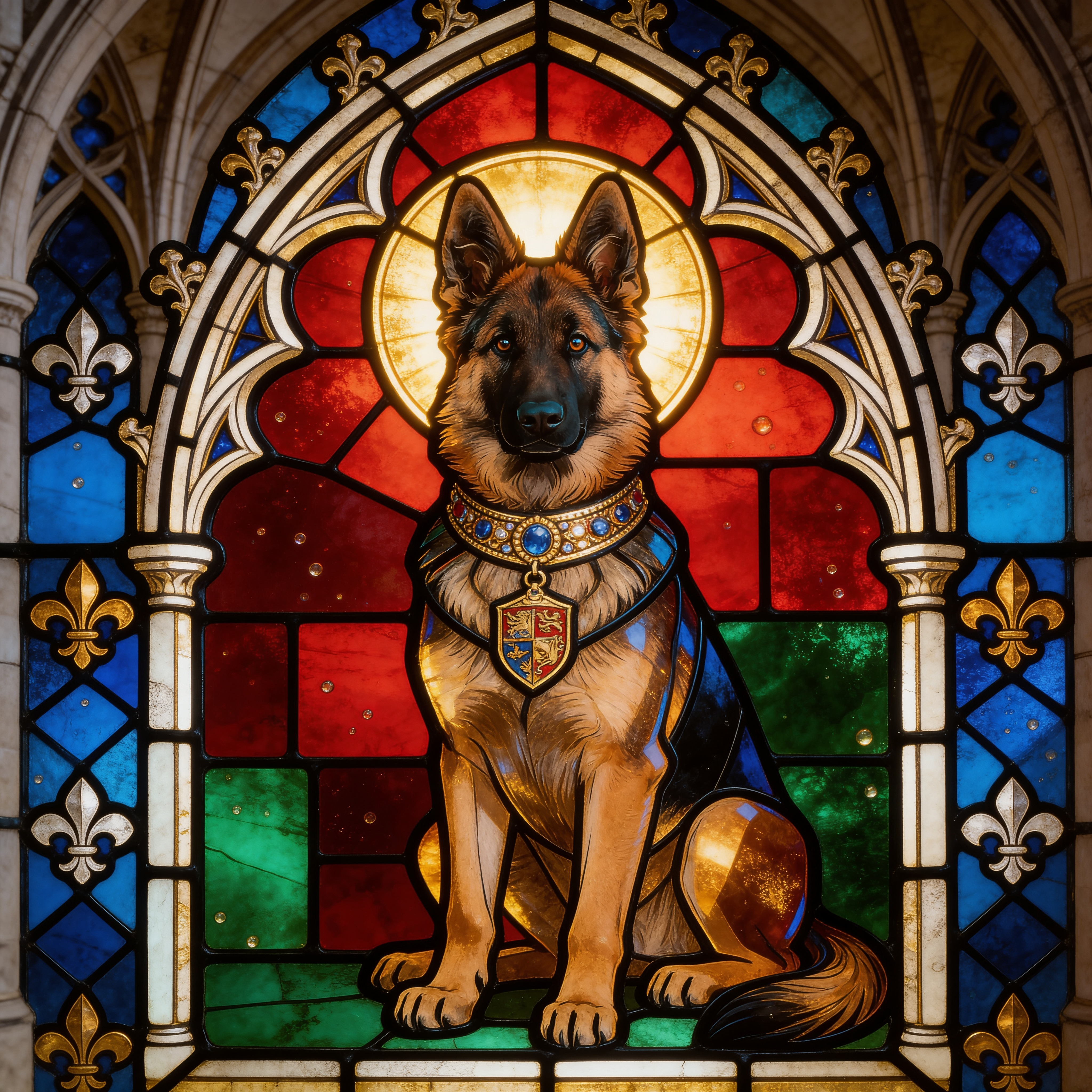 Transformed pet portrait